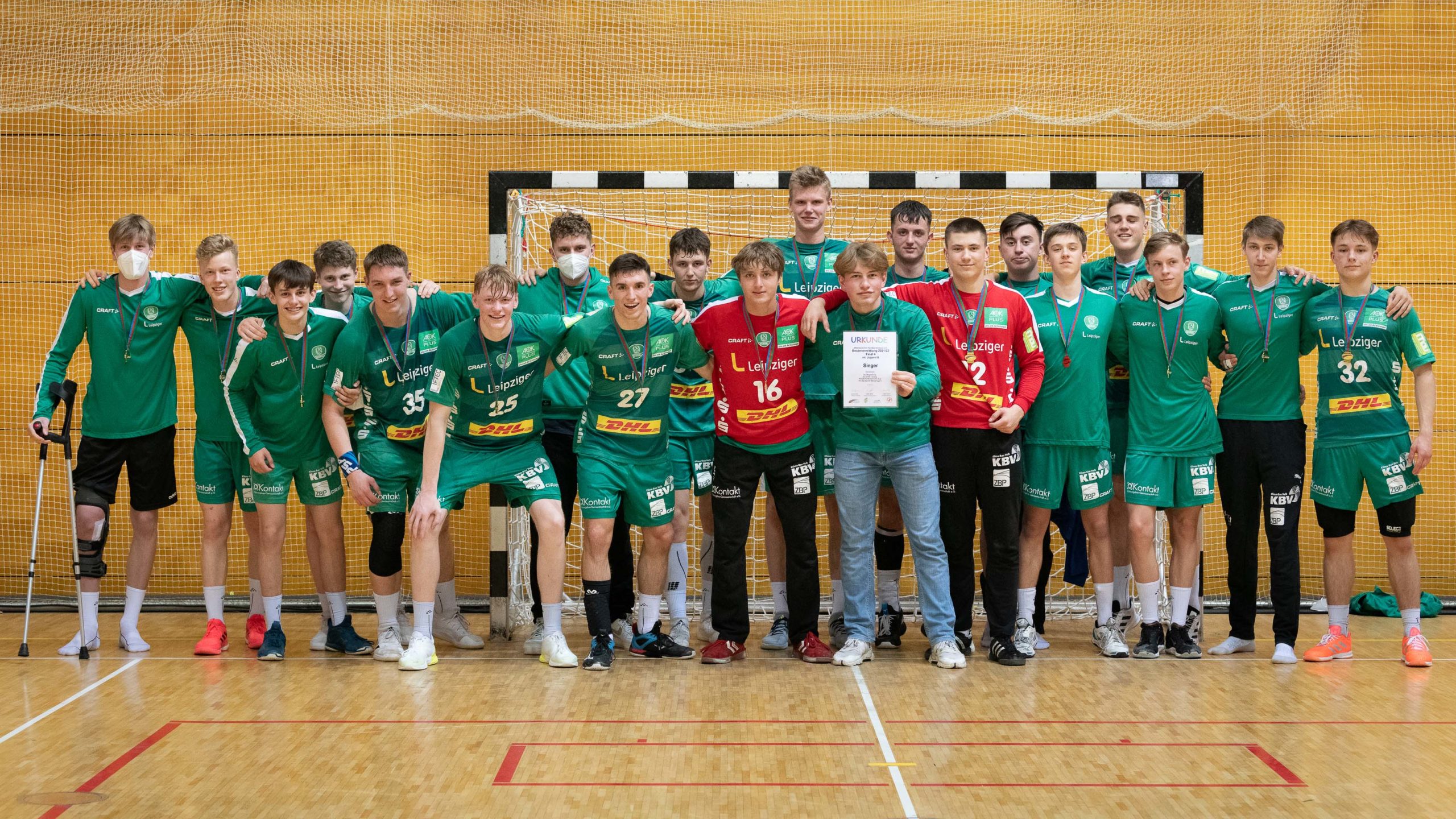 U17 Des SC DHfK Leipzig Ist Mitteldeutscher Meister! - SC DHfK Handball